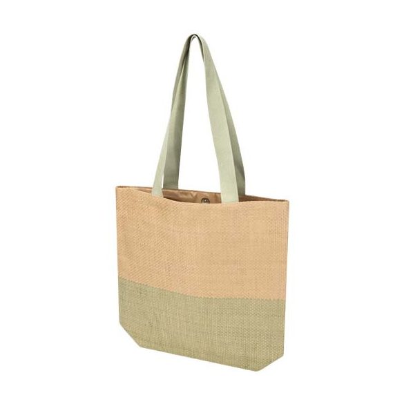 Rhythm straw paper tote bag 10L
