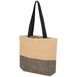 Rhythm straw paper tote bag 10L