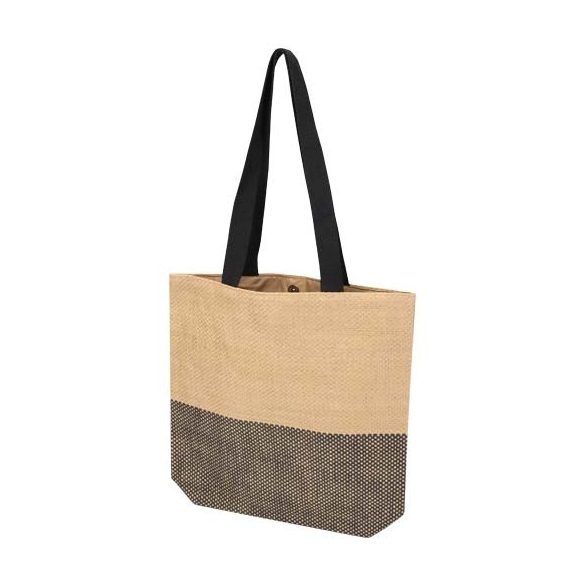 Rhythm straw paper tote bag 10L