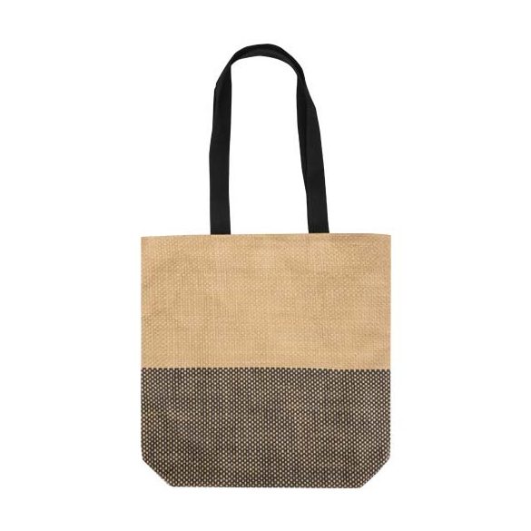 Rhythm straw paper tote bag 10L