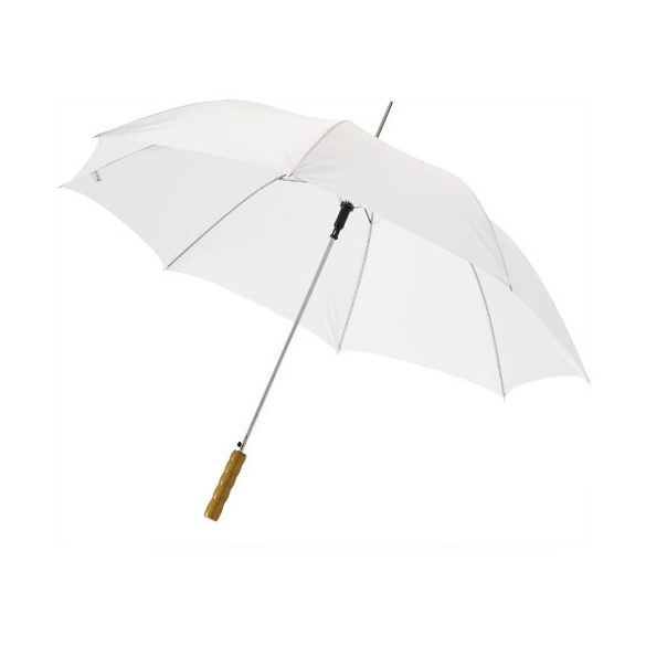 Lisa 23" auto open umbrella with wooden handle