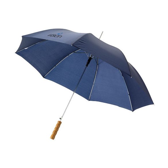 Lisa 23" auto open umbrella with wooden handle