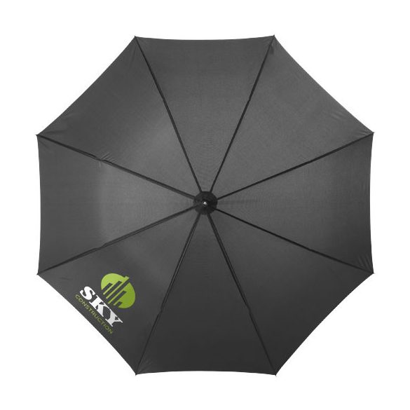 Lisa 23" auto open umbrella with wooden handle