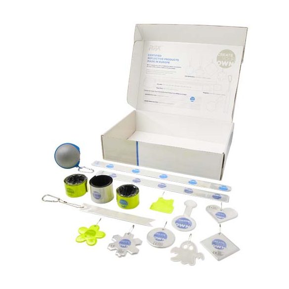 Reflective products sample box