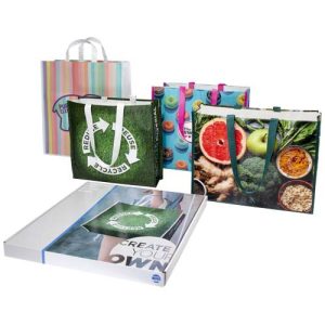 Laminated totes sample box