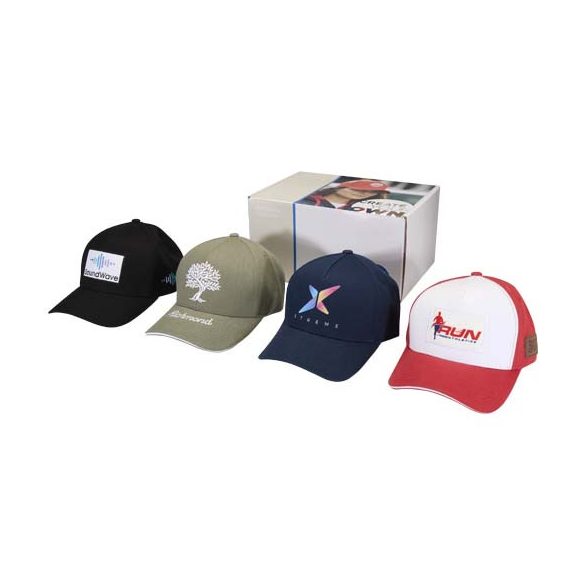 Recycled caps sample box