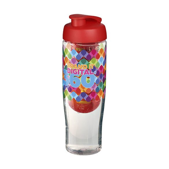 H2O Active® Tempo 700 ml flip lid sport bottle & infuser