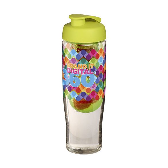 H2O Active® Tempo 700 ml flip lid sport bottle & infuser