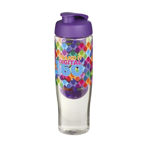 H2O TempoŽ 700 ml flip lid sport bottle & infuser