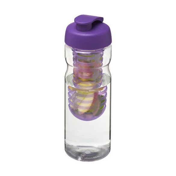 H2O BaseŽ 650 ml flip lid sport bottle & infuser