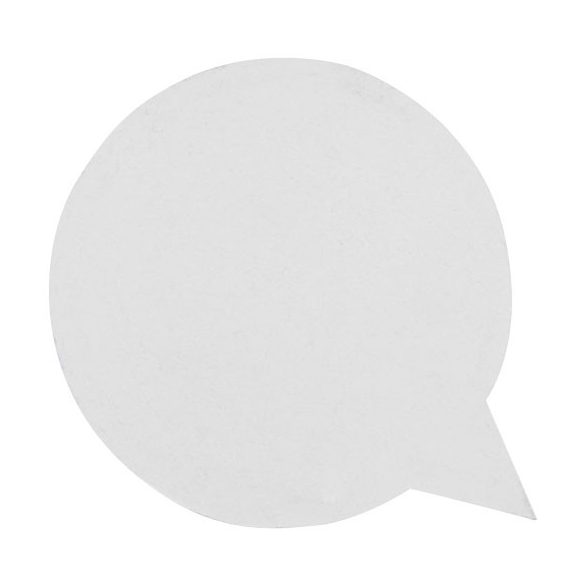 Sticky-Mate® speech bubble-shaped recycled sticky notes