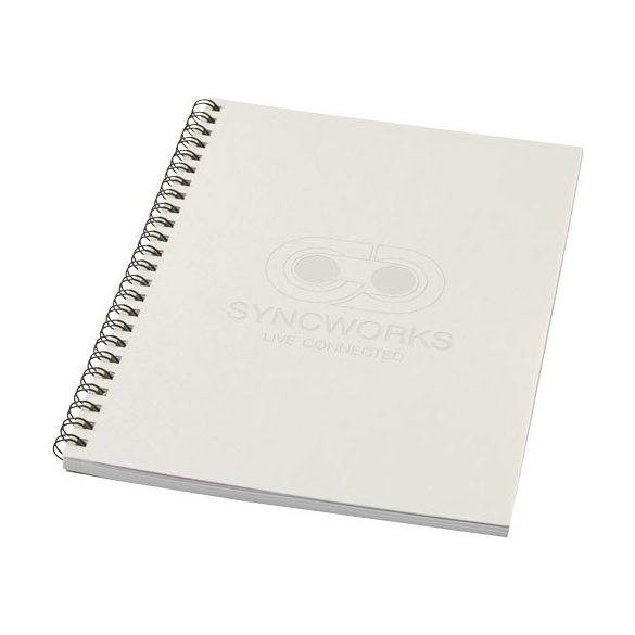 Desk-Mate® A5 recycled colour spiral notebook