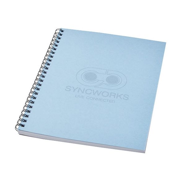 Desk-Mate® A5 recycled colour spiral notebook