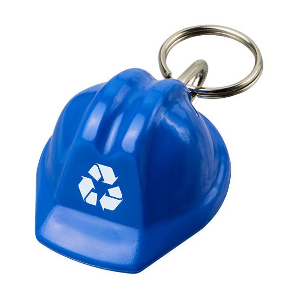 Kolt hard hat-shaped recycled keychain