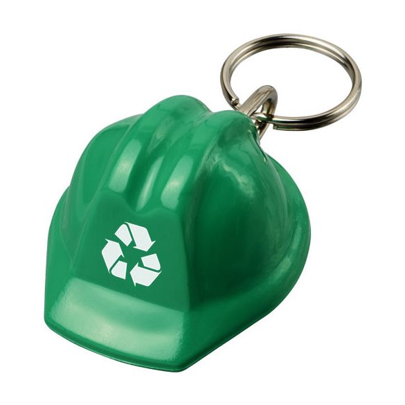 Kolt hard hat-shaped recycled keychain