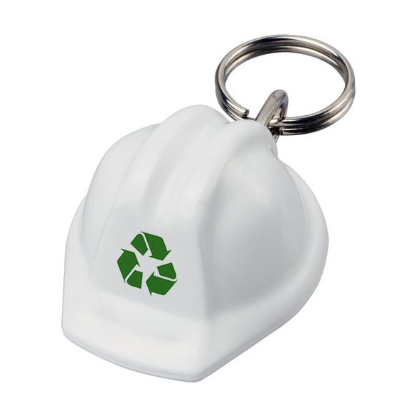 Kolt hard hat-shaped recycled keychain