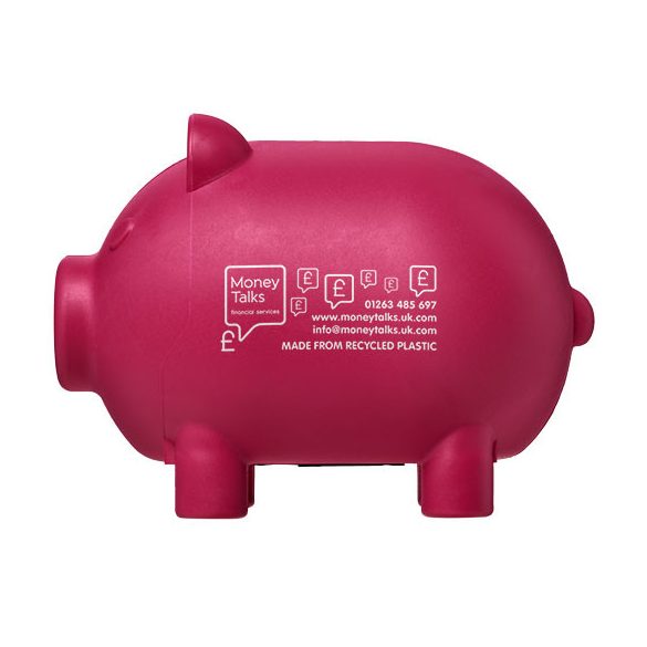 Oink recycled plastic piggy bank