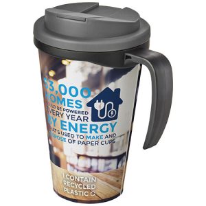 Brite-Americano Grande 350 ml mug with spill-proof lid