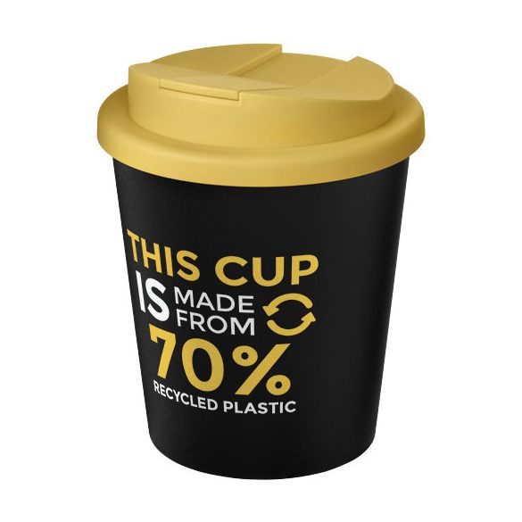 Americano® Espresso Eco 250 ml recycled tumbler with spill-proof lid 