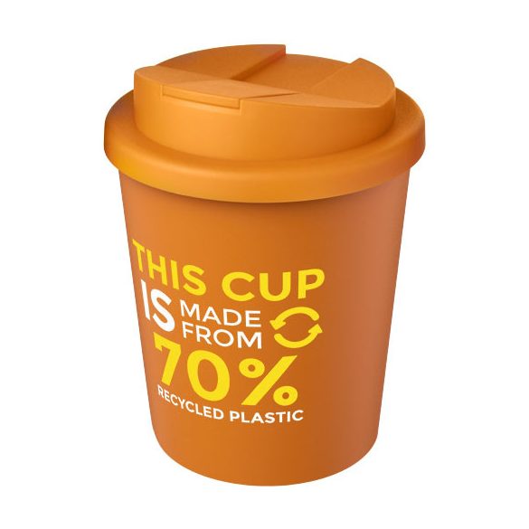 Americano® Espresso Eco 250 ml recycled tumbler with spill-proof lid 