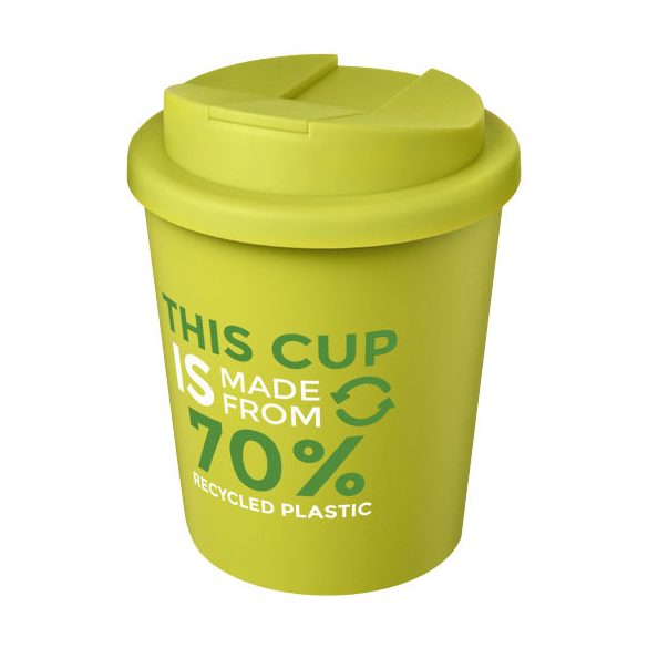 Americano® Espresso Eco 250 ml recycled tumbler with spill-proof lid 