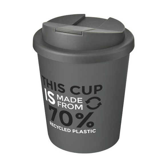 Americano® Espresso Eco 250 ml recycled tumbler with spill-proof lid 