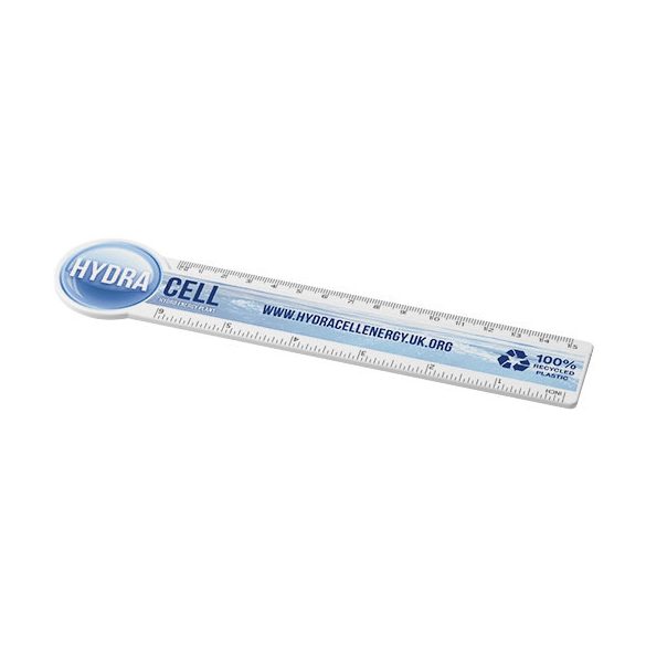 Tait 15 cm circle-shaped recycled plastic ruler 