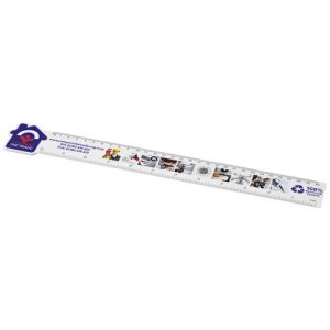 Tait 30cm house-shaped recycled plastic ruler