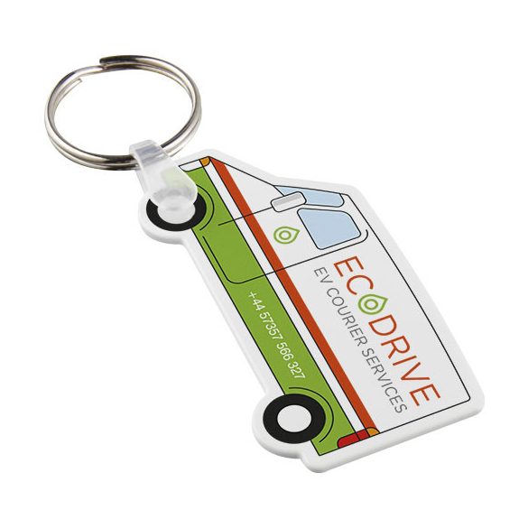 Tait van-shaped recycled keychain