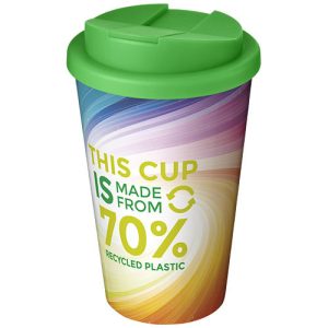 Brite-Americano® Eco 350 ml spill-proof insulated tumbler