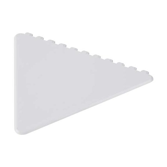 Frosty triangular recycled plastic ice scraper