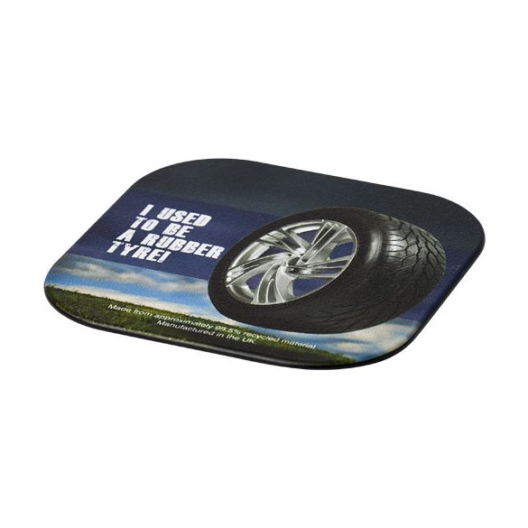 Brite-Mat® square coaster with tyre material