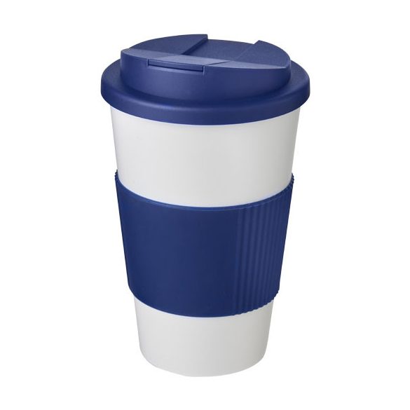 Americano® 350 ml tumbler with grip & spill-proof lid