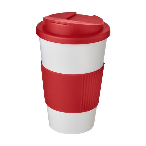 Americano® 350 ml tumbler with grip & spill-proof lid