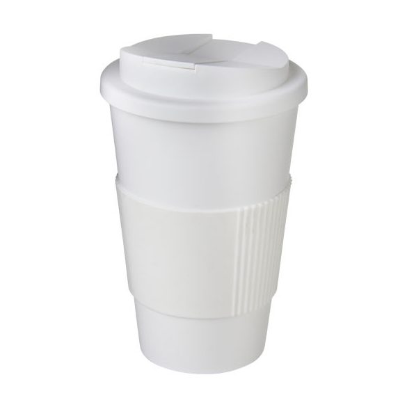 Americano® 350 ml tumbler with grip & spill-proof lid