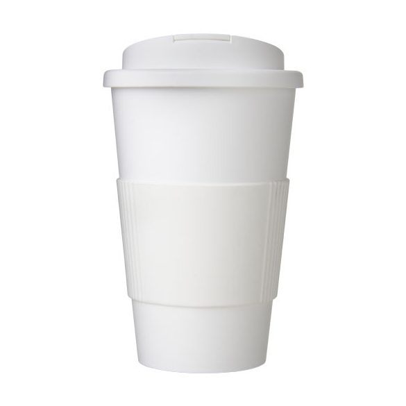 Americano® 350 ml tumbler with grip & spill-proof lid