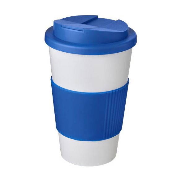 Americano® 350 ml tumbler with grip & spill-proof lid