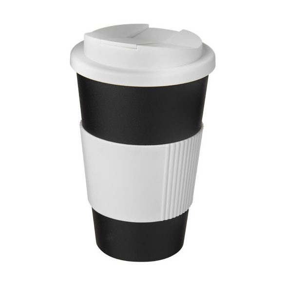 Americano® 350 ml tumbler with grip & spill-proof lid