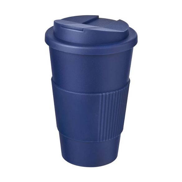 Americano® 350 ml tumbler with grip & spill-proof lid