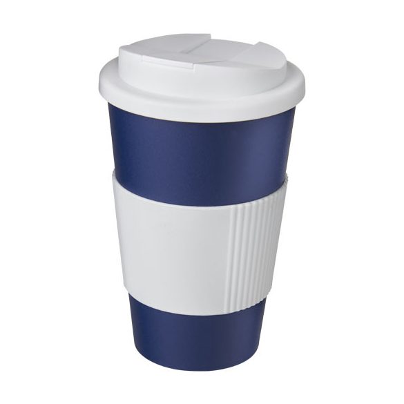 Americano® 350 ml tumbler with grip & spill-proof lid