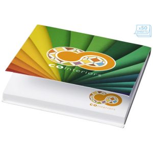 Sticky-Mate® soft cover squared sticky notes 75x75