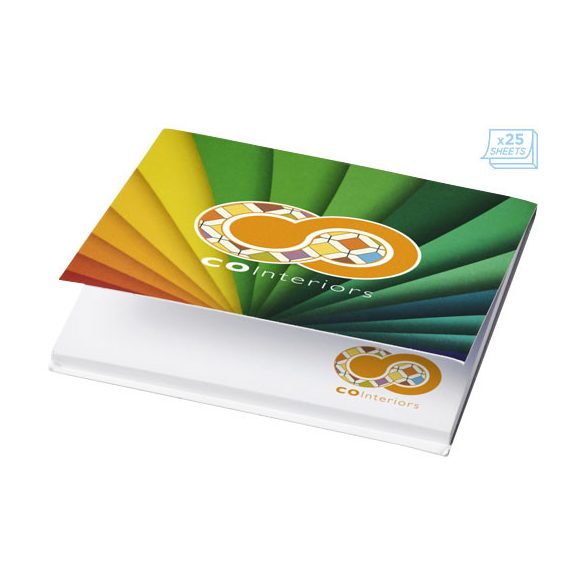 Sticky-Mate® soft cover squared sticky notes 75x75