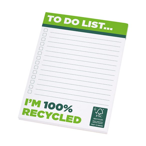 Desk-Mate® A6 recycled notepad