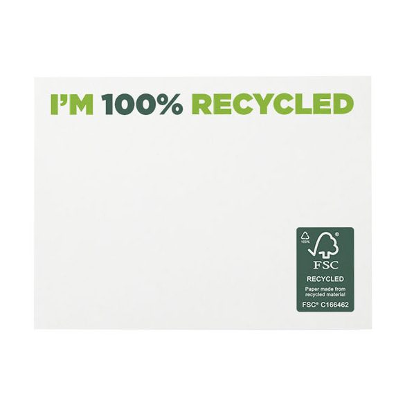 Sticky-Mate® recycled sticky notes 100 x 75 mm