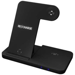   SCX.design W28 3-in-1 wireless charging base with phone stand