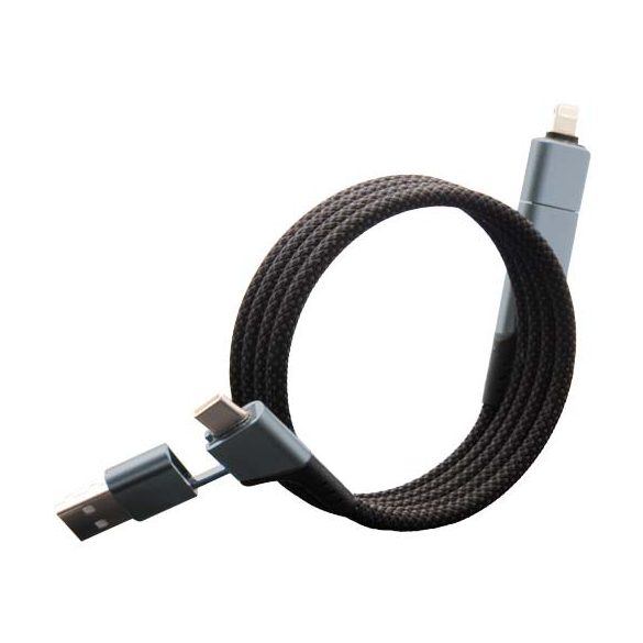 SCX.design C52 100W 4-in-1 rPET magnetic ultra fast charging cable 