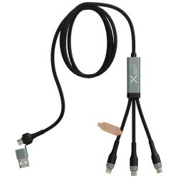 SCX.design C53 100W 5-in-1 rPET ultra fast charging cable