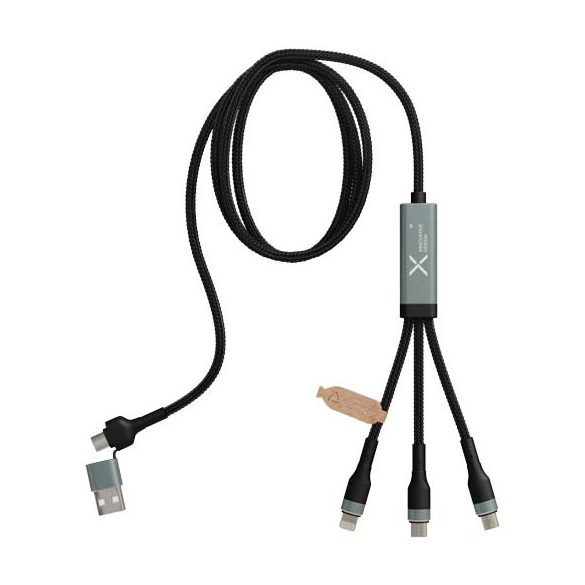 SCX.design C53 100W 5-in-1 rPET ultra fast charging cable