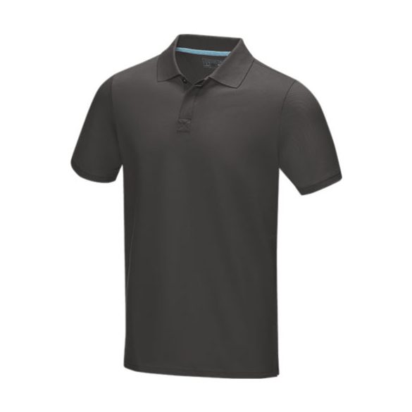 Graphite short sleeve men’s organic polo