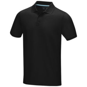 Graphite short sleeve men’s organic polo